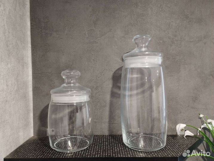 Банка стеклянная для сыпучих продуктов