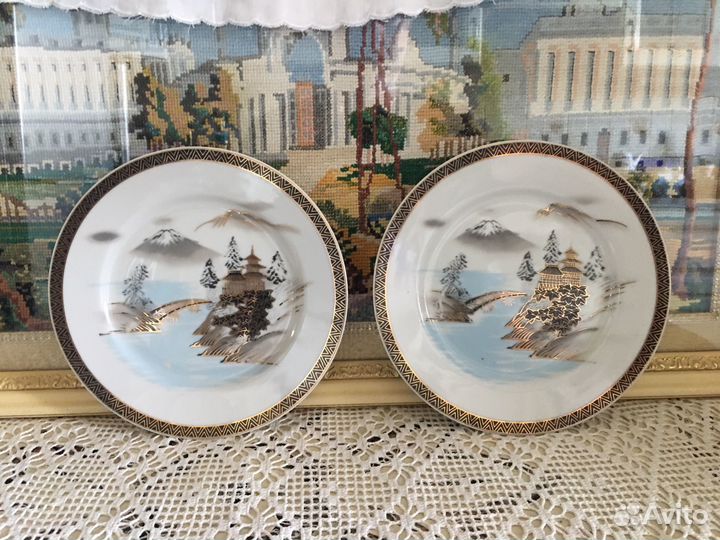 Япония.Тарелки.Орел. 18,4 см