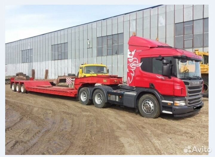 Перевозка негабарит тралом