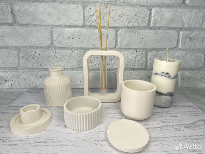 Ароматическая свеча ручной работы