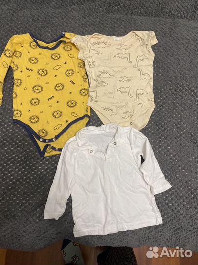 Вещи пакетом на мальчика 74 80 на машьчика