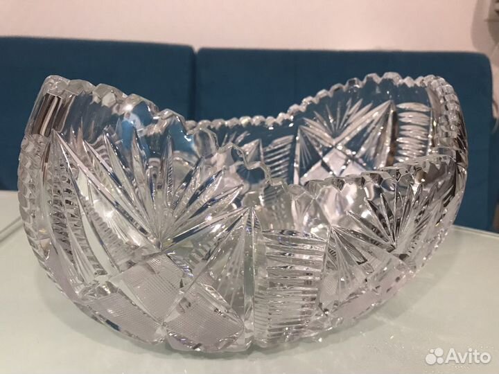 Салатник хрустальный