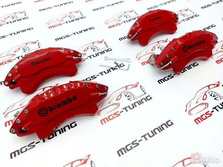 Накладки на суппорта алюминий 2 Ford Mustang 2014+
