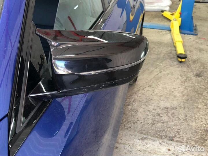 Лезвия порогов + крышки зеркал BMW 3 series G20