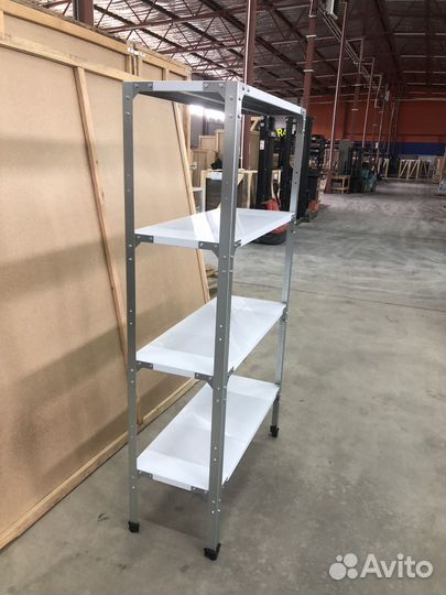 Стеллаж разборный металлический нержавейка