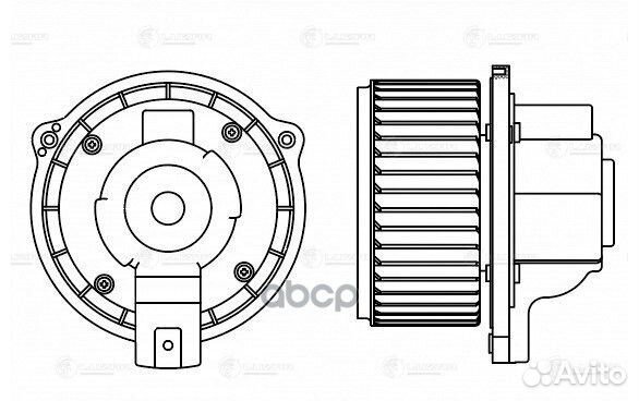 Электровентилятор отопителя для автомобилей LFh