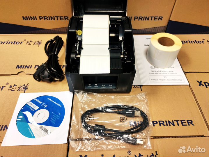Принтер этикеток Xprinter XP-360B Термопринтер