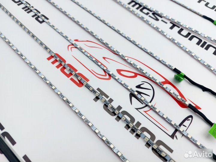 Подсветка салона Ambient бежевая BMW 5 F10 бмв ф10