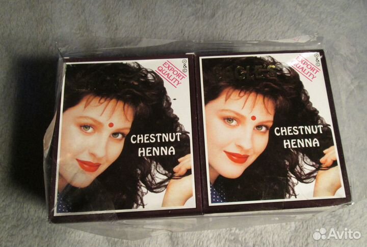 Хна для волос пр-во Индия, в упаковке 6 пакето