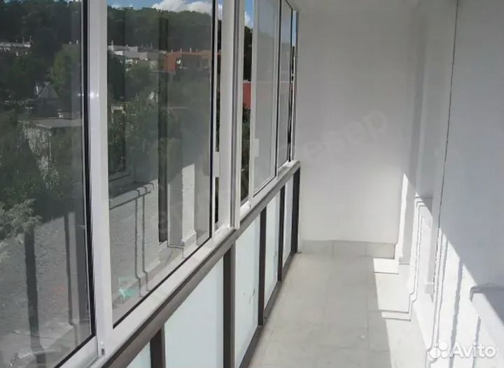 Балкон с отделкой