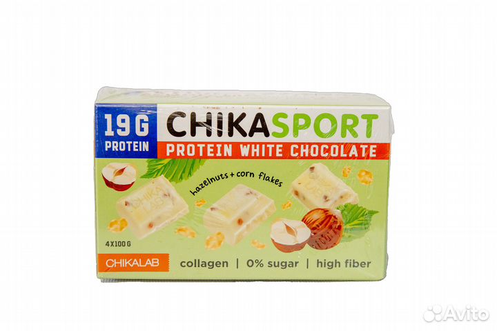 Bombbar chikalab Шоколад белый с фундуком и