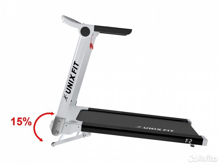 Беговая дорожка unixfit Hi-tech F2 Arctic Ice
