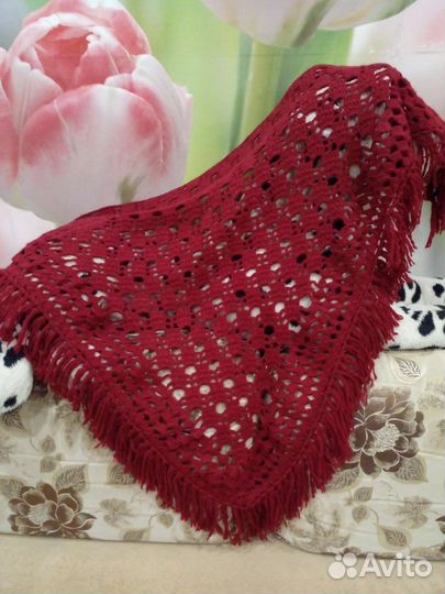 Шаль ручной работы