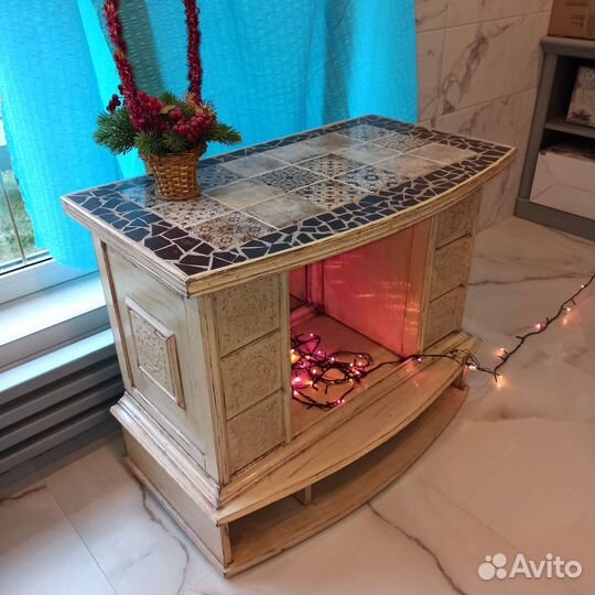 Тумба. Декоративный камин