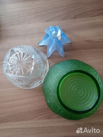 Ваза хрусталь, стекло, салфетница