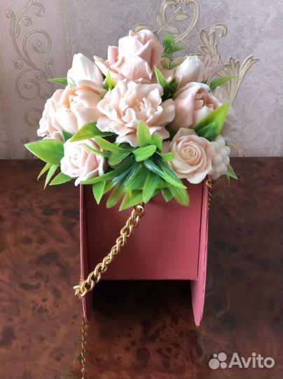 Букет цветов из мыла