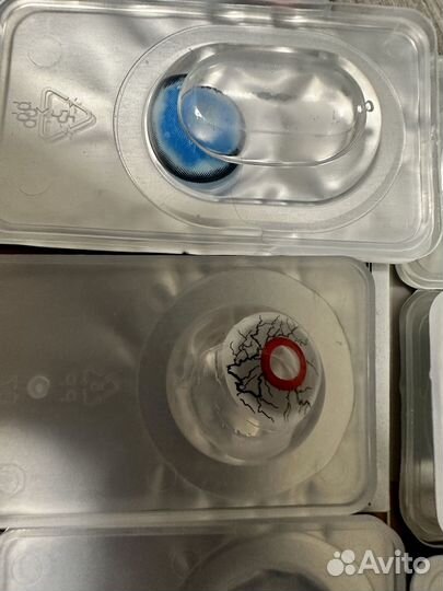 Цветные линзы не одноразовые новые