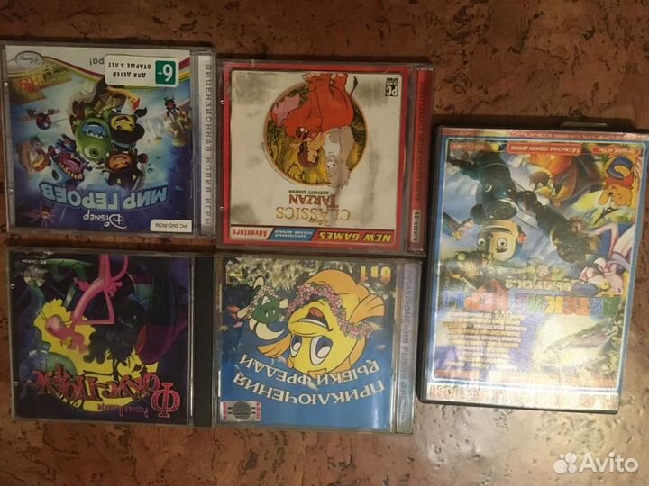 Компьютерные игры диски для пк (детские и др.)