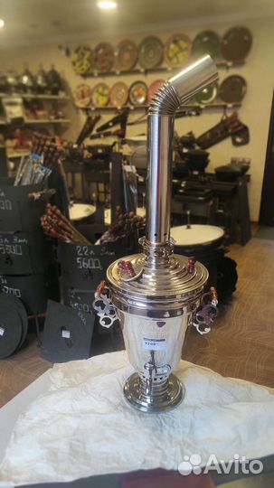 Самовар на дровах новый 7л