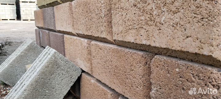 Блок с фаской,цветной