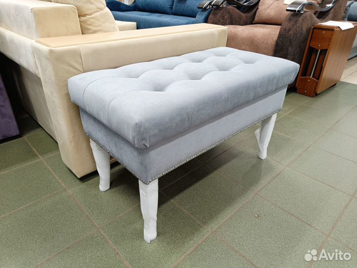 Пуф банкетка с ящиком на заказ любая расцветка
