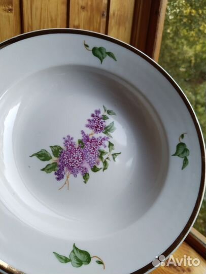 Тарелки советские (Сирень и др.)