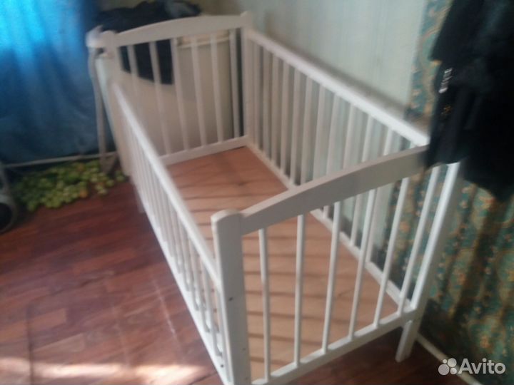 Детская кровать с ватным матрасом