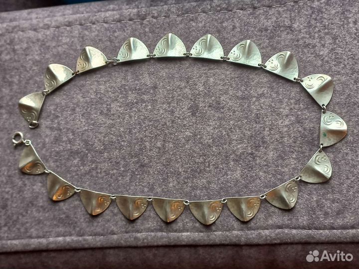 Колье из серебра, антик, Германия