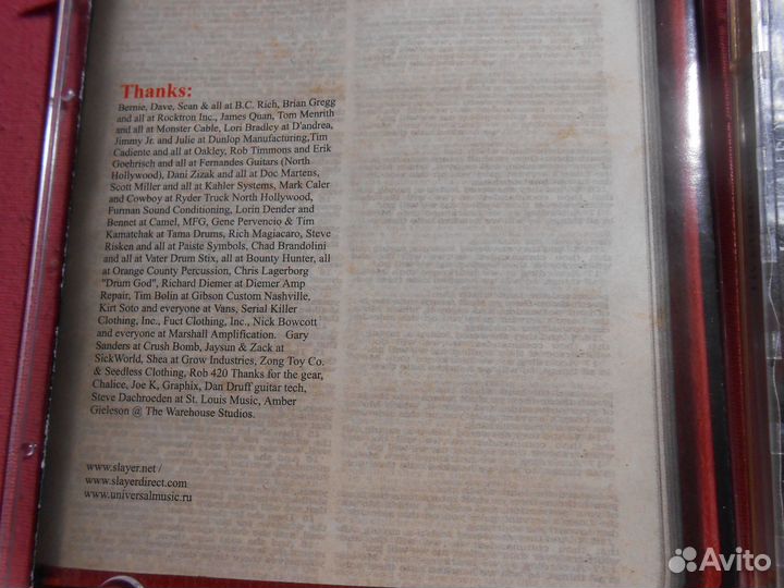 CD Slayer / God hates uss all/ 2001