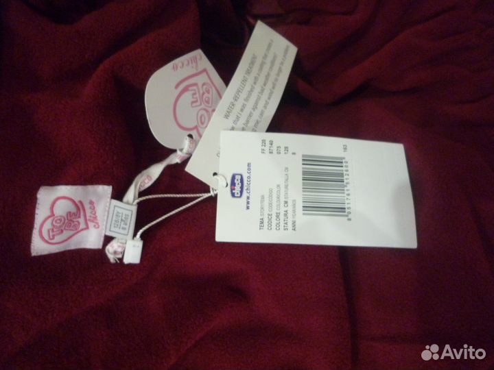 Chicco новая куртка 128 см