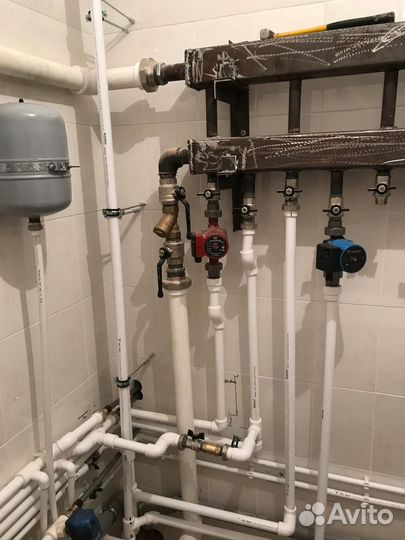 Отопление теплый пол водоснабжение канализация