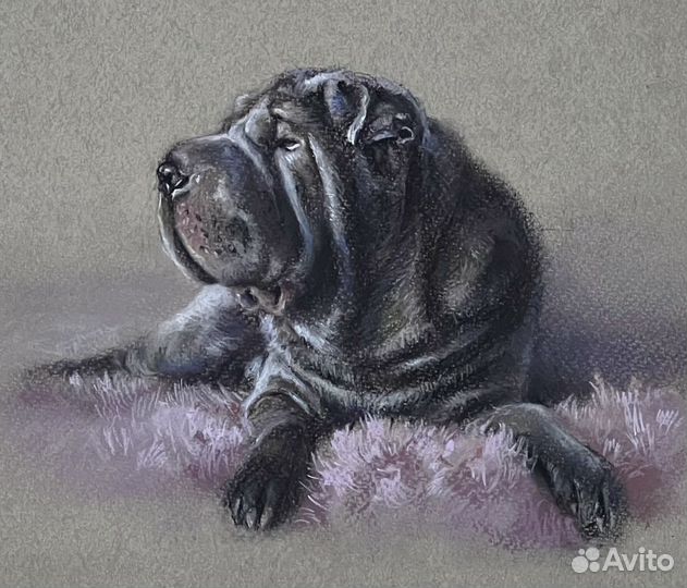 Портрет вашего питомца по фото на заказ