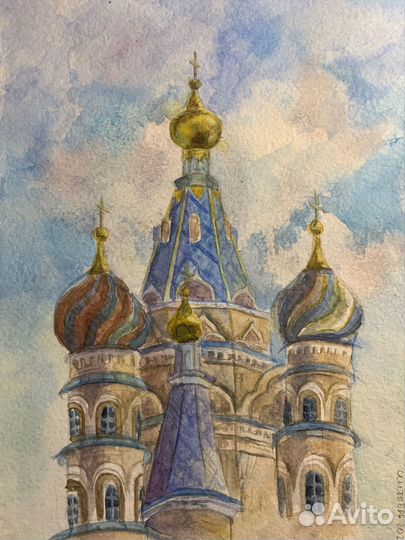 Картина акварель