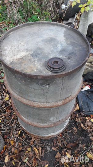 Бочка оцинкованная 200л из под бензина 1989г