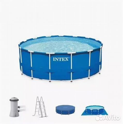Каркасный бассейн intex купить в Оренбурге | Хобби и отдых | Авито