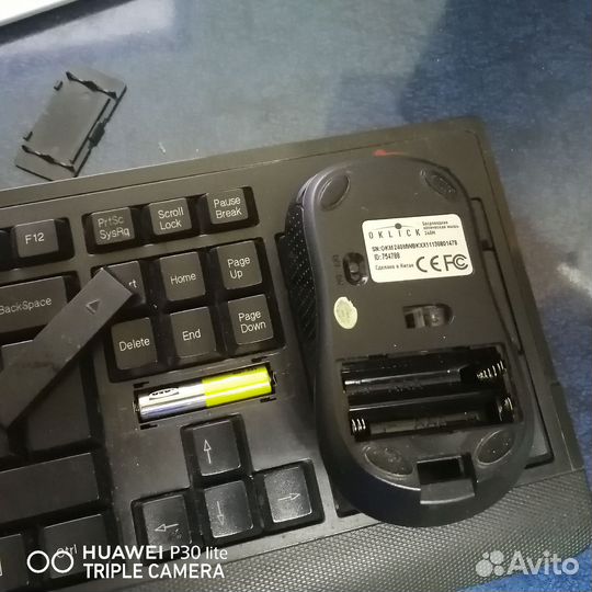 Oklick 240M. Комплект: Клавиатура + мышка