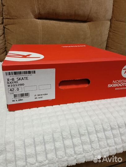 Лыжные ботинки коньковые Rossignol x8, р. 42