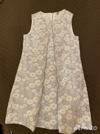 Нарядное платье для девочки, бренд Benetton
