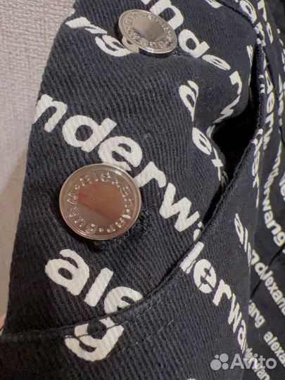 Джинсовая юбка на подтяжках, alexanderwang