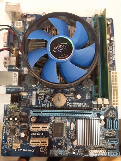 Комлпект мат.плата, процессор, память