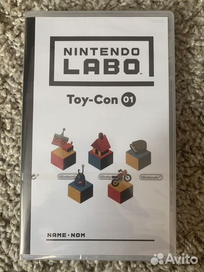 Картриджи nintendo labo
