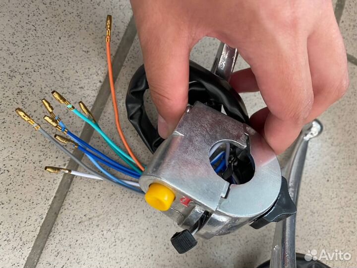 Блок переключателей правый + левый с рычагами alph