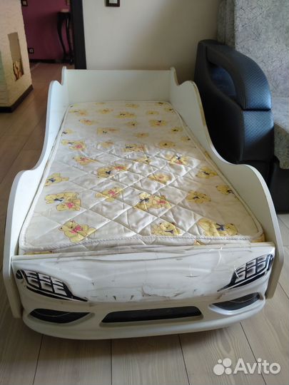 Детская кровать с матрасом бу