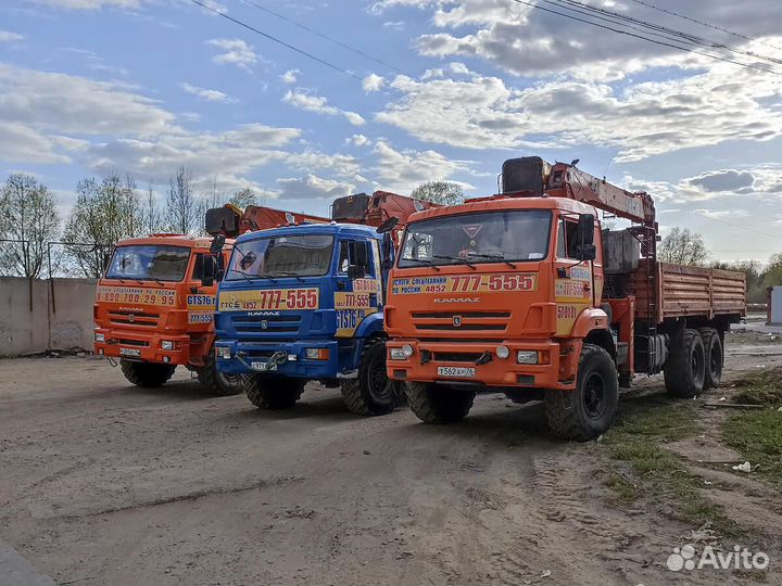 Аренда от 280 часов Манипулятор вездеход 7 тн 10 м