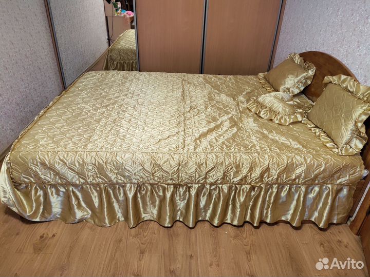 Покрывало 160*200 песочное