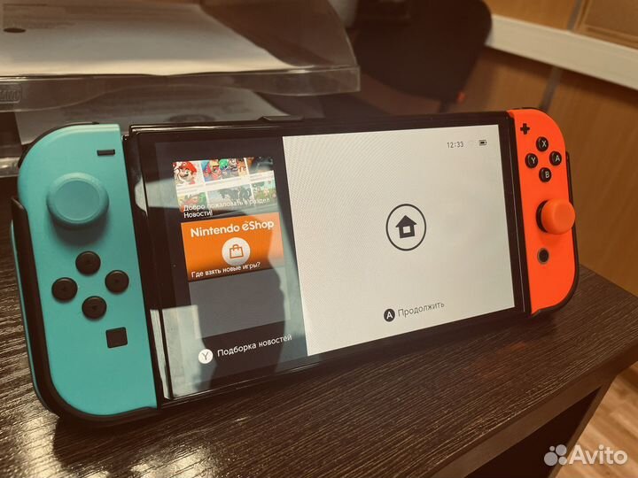 Nintendo switch oled - прошитая (hwfly + 512GB)