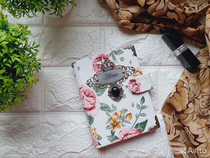 Обложка на автодокументы ручной работы 