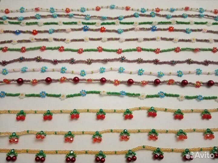 Чокер из бисера