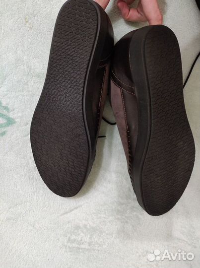 Туфли жен, р42, новые. Осень. Удобные,со шнуровкой