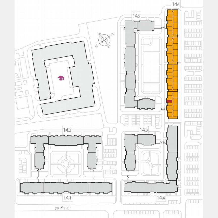 Квартира-студия, 25,7 м², 6/8 эт.